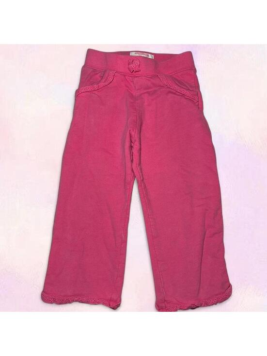 OshKosh B'gosh Other - Osh Kosh Pink Toddler Pants With Lace Frill Size 18 Months